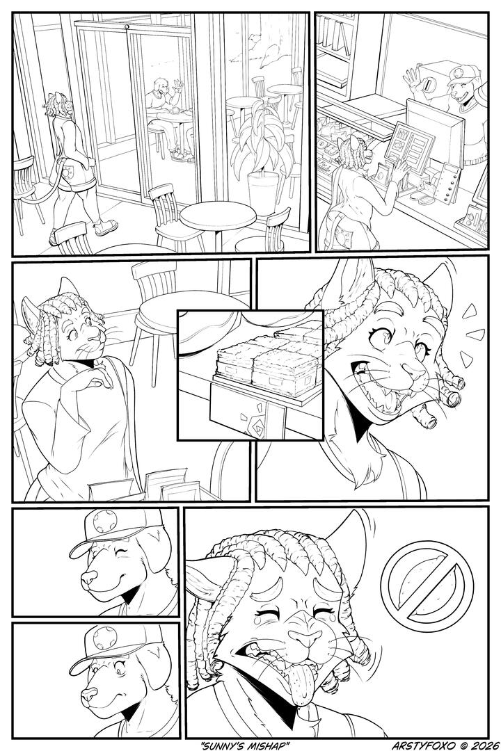 Sunny's Mishap: Inks Sunny's Mishap: Inks